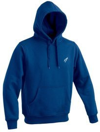 HOODIE WITH EMBROIDERED FRONT CHEST LOGO - D.FIVE - NAVY BLUE