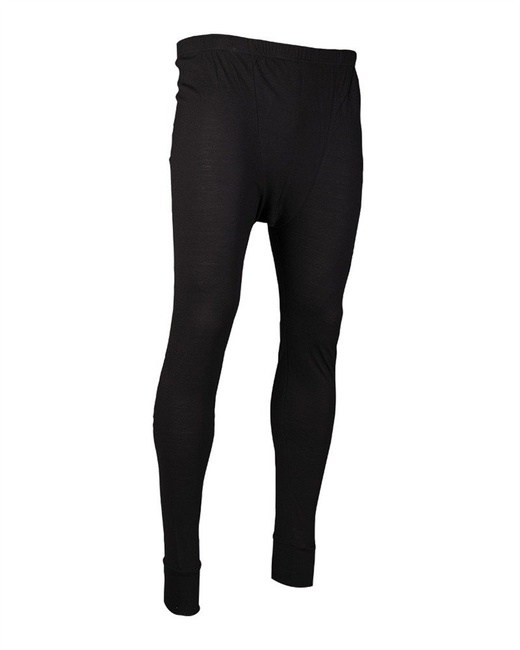 BLACK ′MONT′ MERINO LONG JOHN