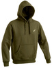HOODIE WITH EMBROIDERED FRONT CHEST LOGO - D.FIVE - OD GREEN