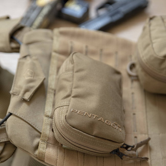 POUCH WITH MOLLE SYSTEM - "KYVOS" - Pentagon® - COYOTE