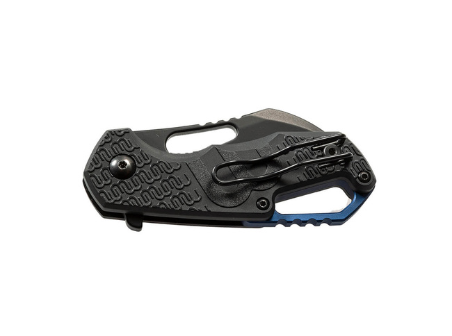 POCKET KNIFE ISONZO BLACK SERRATED - MKM