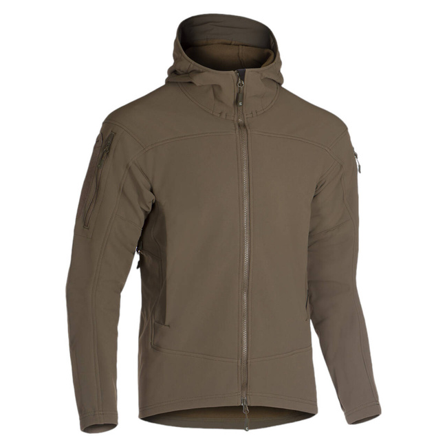 AUDAX SOFTSHELL HOODIE - RAL7013 - CLAWGEAR