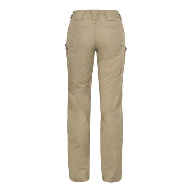 WOMEN'S URBAN TACTICAL PANTS -  UTP Resized  - POLYCOTTON RIPSTOP - Helikon-Tex - KHAKI - LENGTH 32 inch