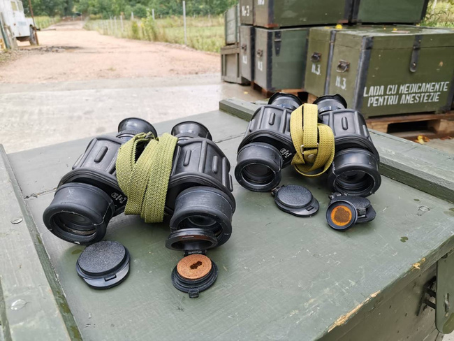 VALDADA I.O.R. 7x40 MILITARY BINOCULARS - MILITARY SURPLUS ROMANIAN ARMY - LIKE NEW