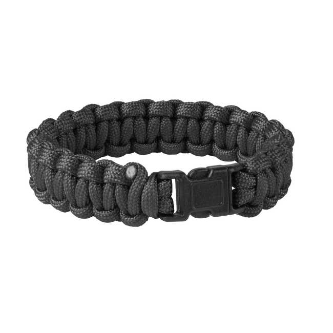 SURVIVAL BRACELET - NYLON PARACORD 550 - Helikon-Tex® - BLACK