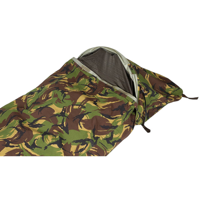 SLEEPING BAG - HOOPED BIVY - DUTCH ARMY MILITARY SURPLUS - CAMO - USED