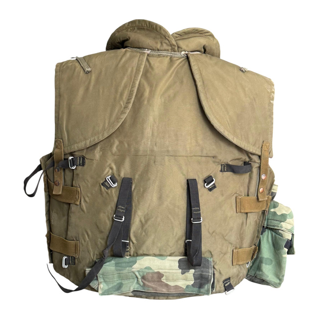 Bulletproof Vest Type M - Romanian Army Military Surplus - Woodland/Olive Green Camouflage - In Good Condition