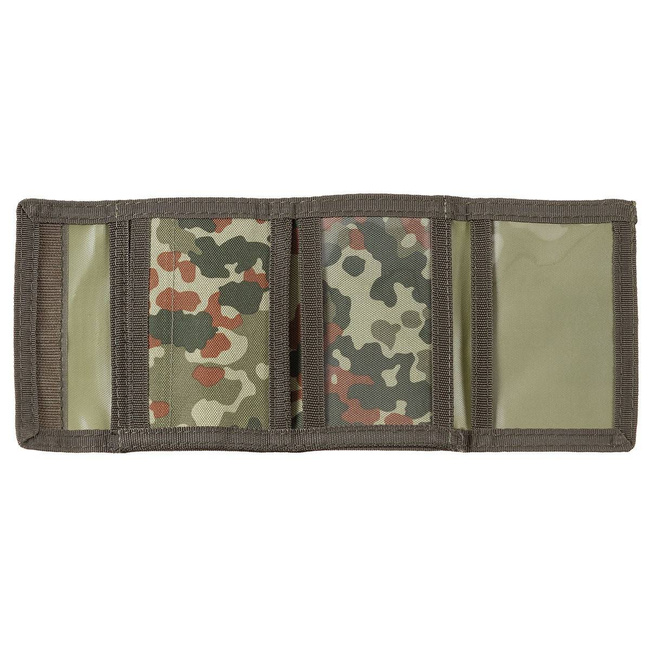 Wallet, BW camo, w/emb, logo P