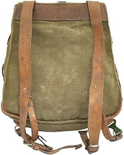 Military Olive Romanian Retro Rucksack - RSR Romanian army - OD Green - Used