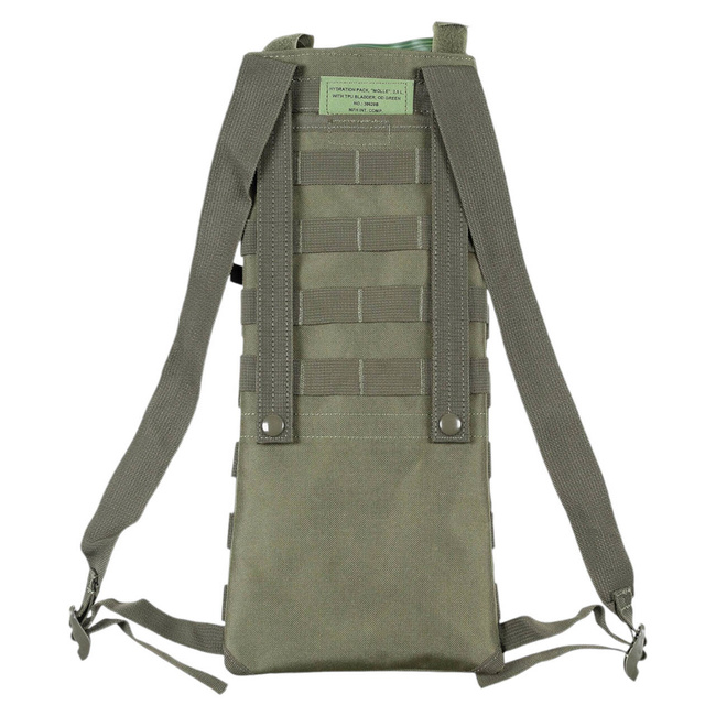 HYDRATION BACKPACK WITH TPU BLADDER - MOLLE SYSTEM - OLIVE - 2,5 L - MFH