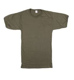 GREEN OD SHIRT (SIZE S-M) - MILITARY SURPLUS FROM ITALIAN ARMY - LIKE NEW