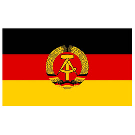 FLAG - 91 x 152 CM- GERMAN DEMOCRATIC REPUBLIC