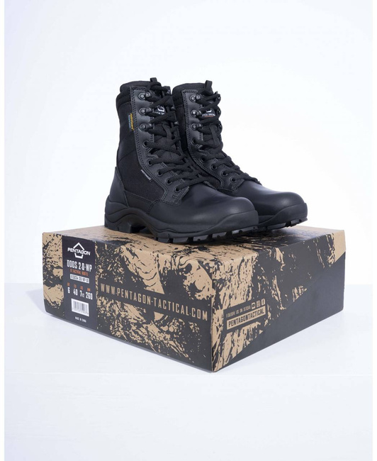 WATERPROOF TACTICAL BOOTS - ODOS 2.0 - PENTAGON - BLACK