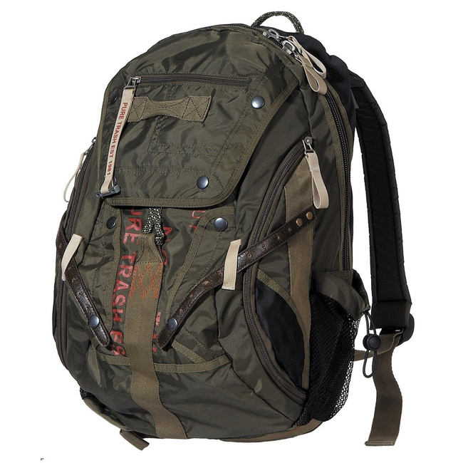 Backpack, nylon PT, OD green