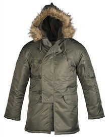 PARKA DUBON WITH HOOD - OD GREEN