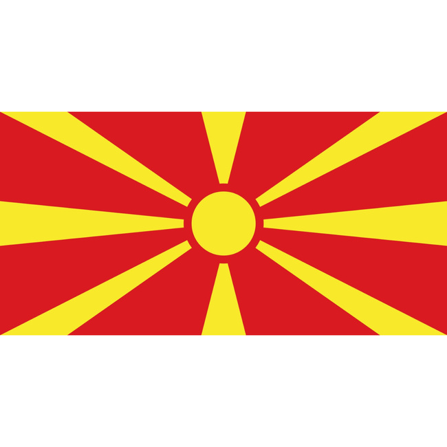 FLAG - 90 x 150 CM - NORTH MACEDONIA - NEW