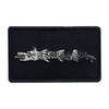 7,5 x 4,5 cm \ Black \ Black
