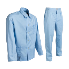 Hospital Scrubs - German Army Military Surplus - Blue - Like New