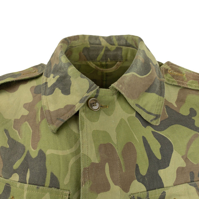 Romanian "mozaic" camo shirt, 1990's era, Romanian Army Surplus - Used