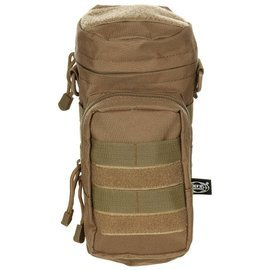 Bag, round, "MOLLE", coyote
