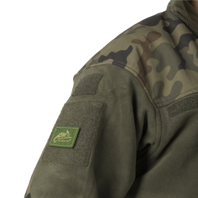FLEECE JACKET - POLISH INFANTRY - Helikon-Tex® - BLACK/PL WOODLAND