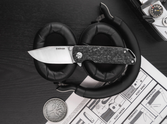 POCKET KNIFE SHERMAN EDC - BLACK