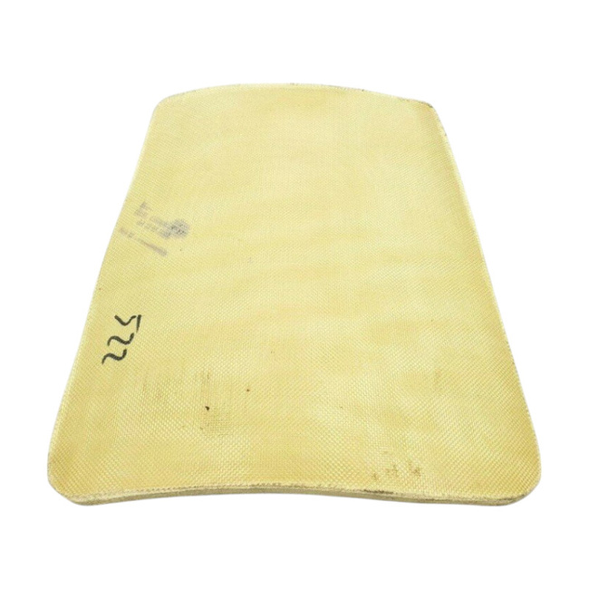 CURVED KEVLAR PROTECTIVE PLATE - WITH POUCH -  ITALIAN ARMY MILITARY SURPLUS - FUNCTIONALITY IS NOT GUARANTEED