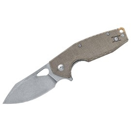 POCKET KNIFE "YARU MICARTA GREEN OD" - FOX KNIVES