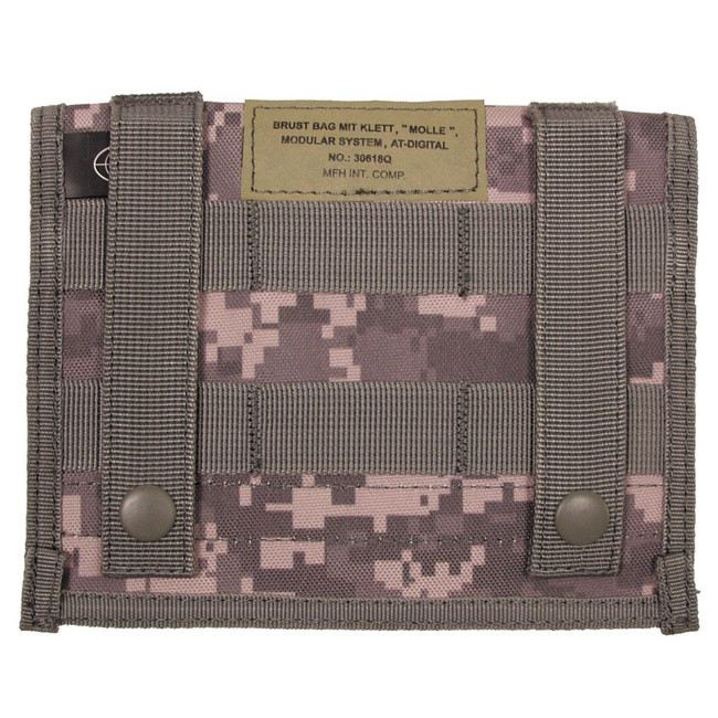 Chest Pouch w/velcro, "Molle", AT-digital camo