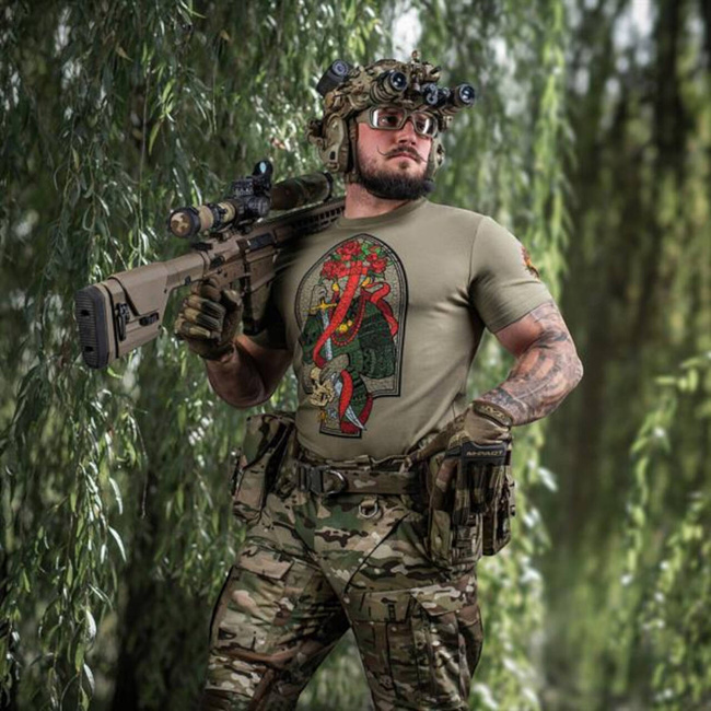 T-SHIRT MOTANKA - TAN - M-TAC