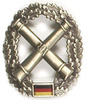 GENUINE GERMAN ARMY METAL BERET BADGE ´ARTILLERIE´