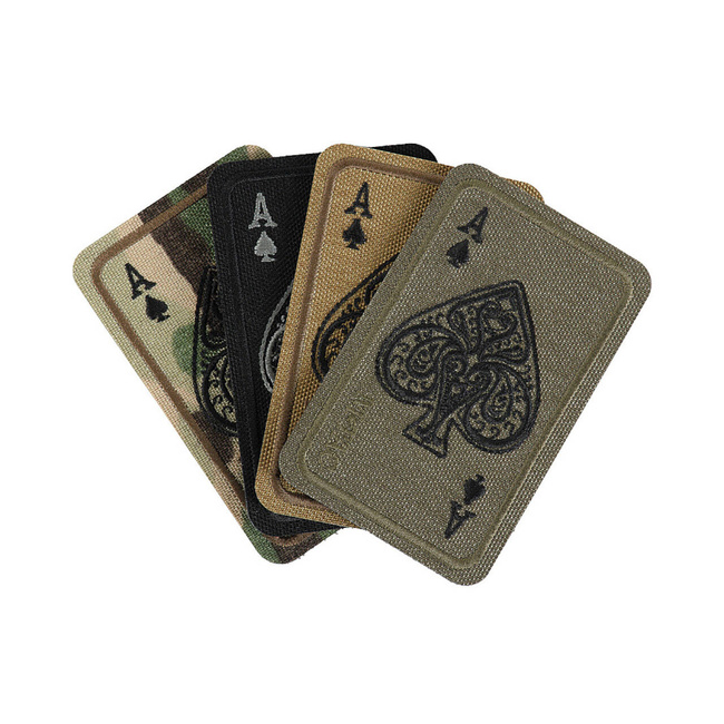 ACE OF SPADES PATCH (EMBROIDERED) - CORDURA - MULTICAM - M-TAC