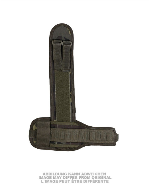 LEFT LEG MOLLE BASE - CAMOUFLAGE M95 - MILITARY SURPLUS CZECH ARMY - USED