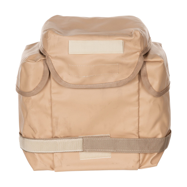 VINYL BAG FOR PROTECTIVE MASK - MP5 - POLISH ARMY MILITARY SURPLUS - KHAKI - LIKE NEW