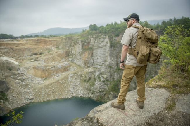 SHORT-SLEEVED SHIRT - DEFENDER MK2® - POLYCOTTON RIPSTOP - Helikon-Tex® - OLIVE GREEN