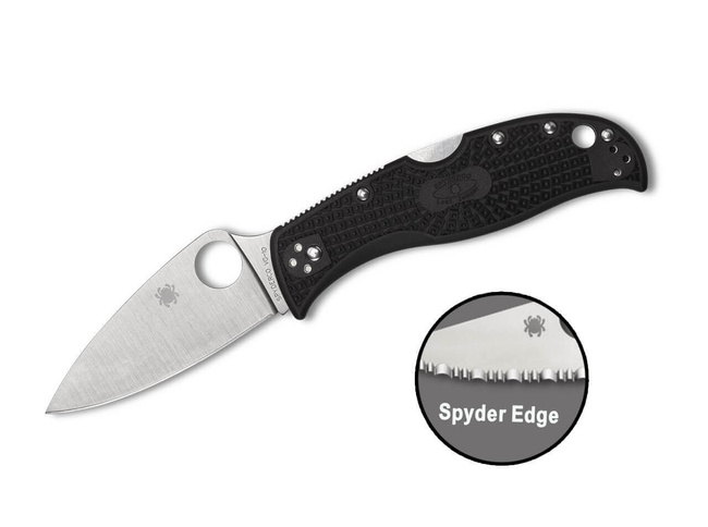 POCKET KNIFE LEAFJUMPER FRN BLACK - SPYDEREDGE