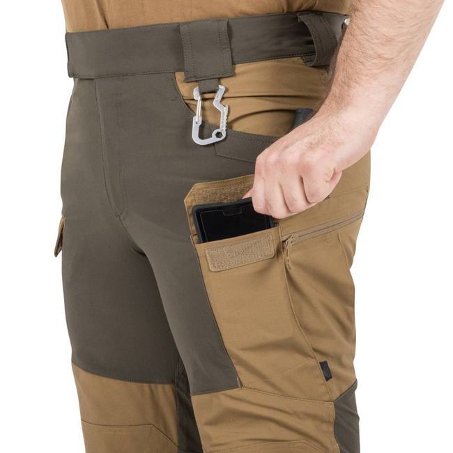 HYBRID OUTBACK PANTS® - DURACANVAS® - Helikon-Tex® - COYOTE/TAIGA GREEN