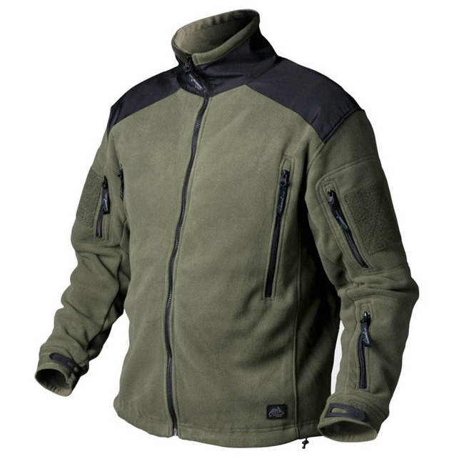 DOUBLE FLEECE JACKET - "LIBERTY" - Helikon Tex® - OLIVE/BLACK