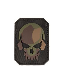 CAMO PVC SKULL 3D PATCH W. HOOK & LOOP CLOSURE SM