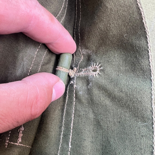 Rare Romanian 1957 military shelter tarpaulin halftent pale green poncho 180 x 180 cm - like new