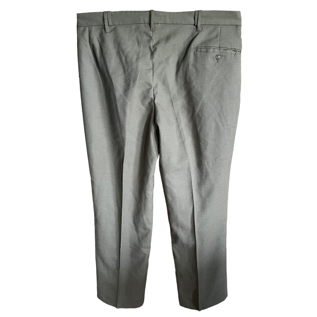 Pants with elastic - Romanian Army Military Surplus - Brown/Olive - in good condition