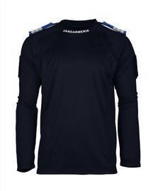 Dark blue long sleeves shirt with epaulets for IGJR