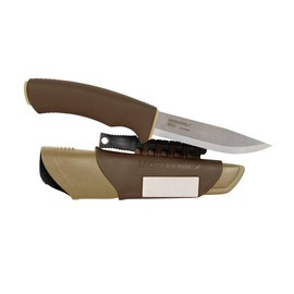 BUSHCRAFT SURVIVAL DESERT KNIFE - STAINLESS STEEL - KHAKI - MORAKNIV®