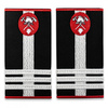 Grade colonel Pompieri ISU, IGSU, tesute pe suport textil din tercot lipit, cu semn de arma metalic