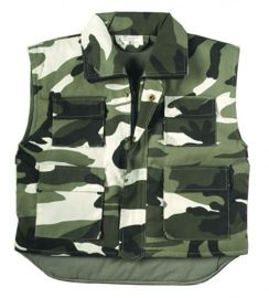 VEST KIDS US URBAN CAMO