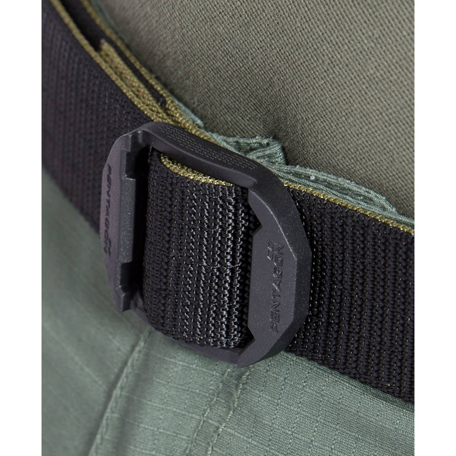 TACTICAL BELT - 38 mm - KOMVOS DOUBLE - Pentagon - OLIVE