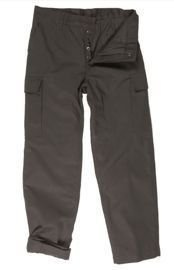 GERMAN Black LINED MOLESKIN PANTS