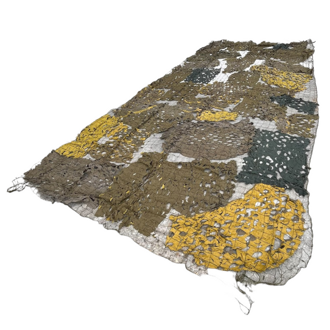 CAMOUFLAGE NET - ROMANIAN ARMY MILITARY SURPLUS - FOREST CAMOUFLAGE -  12x2 M