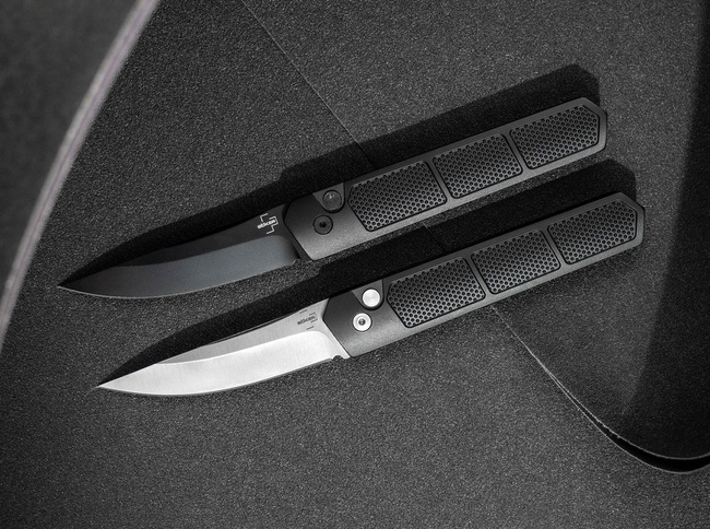 AUTOMATIC KNIFE KWAIKEN GRIP AUTO BLACK - BOKER PLUS