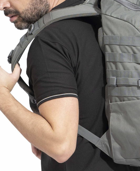 T-SHIRT - "LEVANTES HENLEY STRIPES" - PENTAGON® - SPRINGBOK GREEN